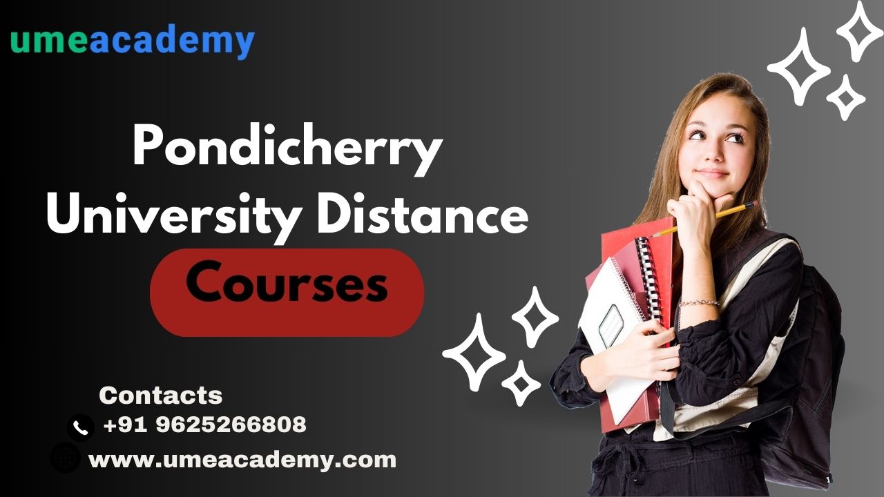 Pondicherry University Distance Courses